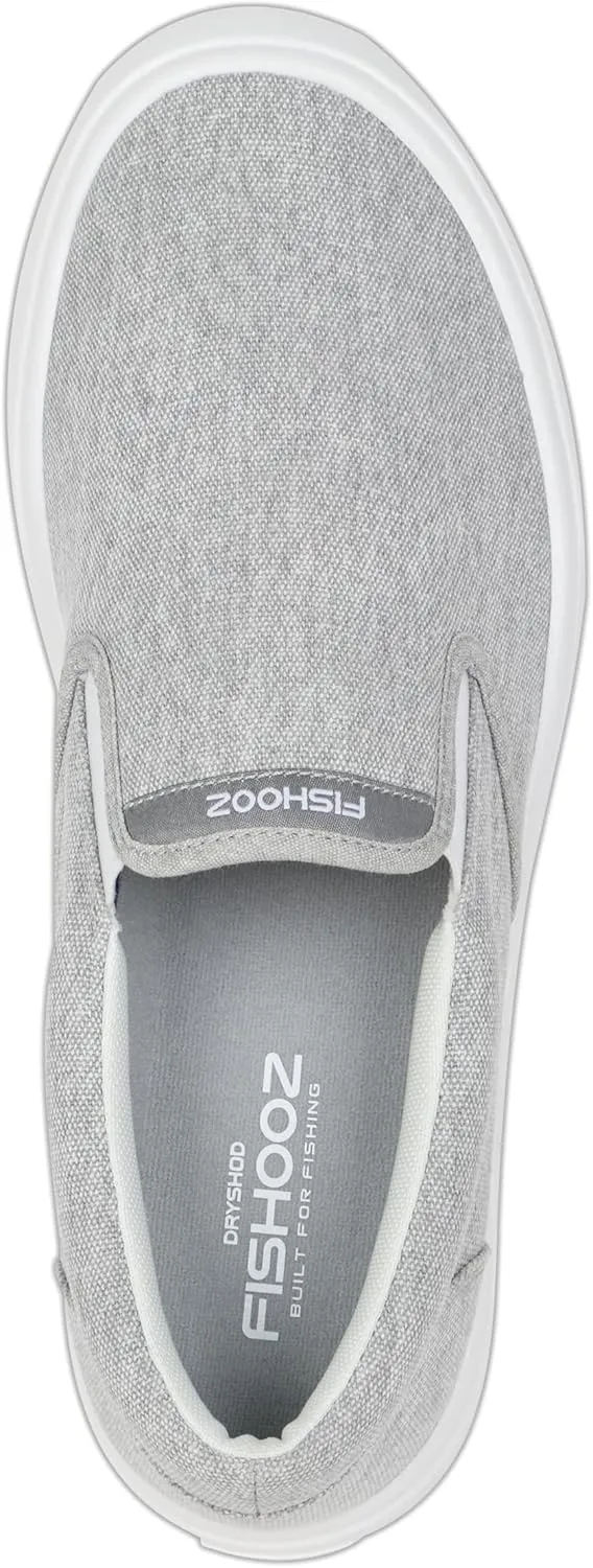 Men's Sunwashed Slip-On Fishing Shoes | Water-Repellent, Pre-Shrunk Nylon/Cotton Blend | Arch Support, Padded Collar, & Sneaker Platform