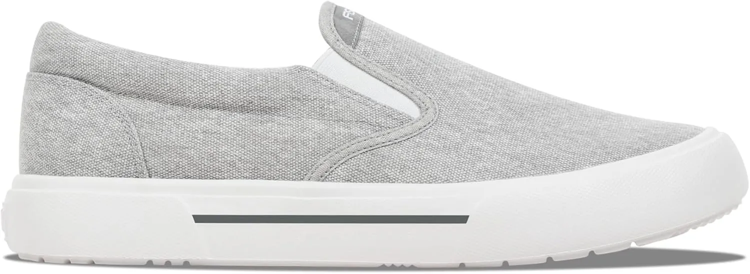 Men's Sunwashed Slip-On Fishing Shoes | Water-Repellent, Pre-Shrunk Nylon/Cotton Blend | Arch Support, Padded Collar, & Sneaker Platform