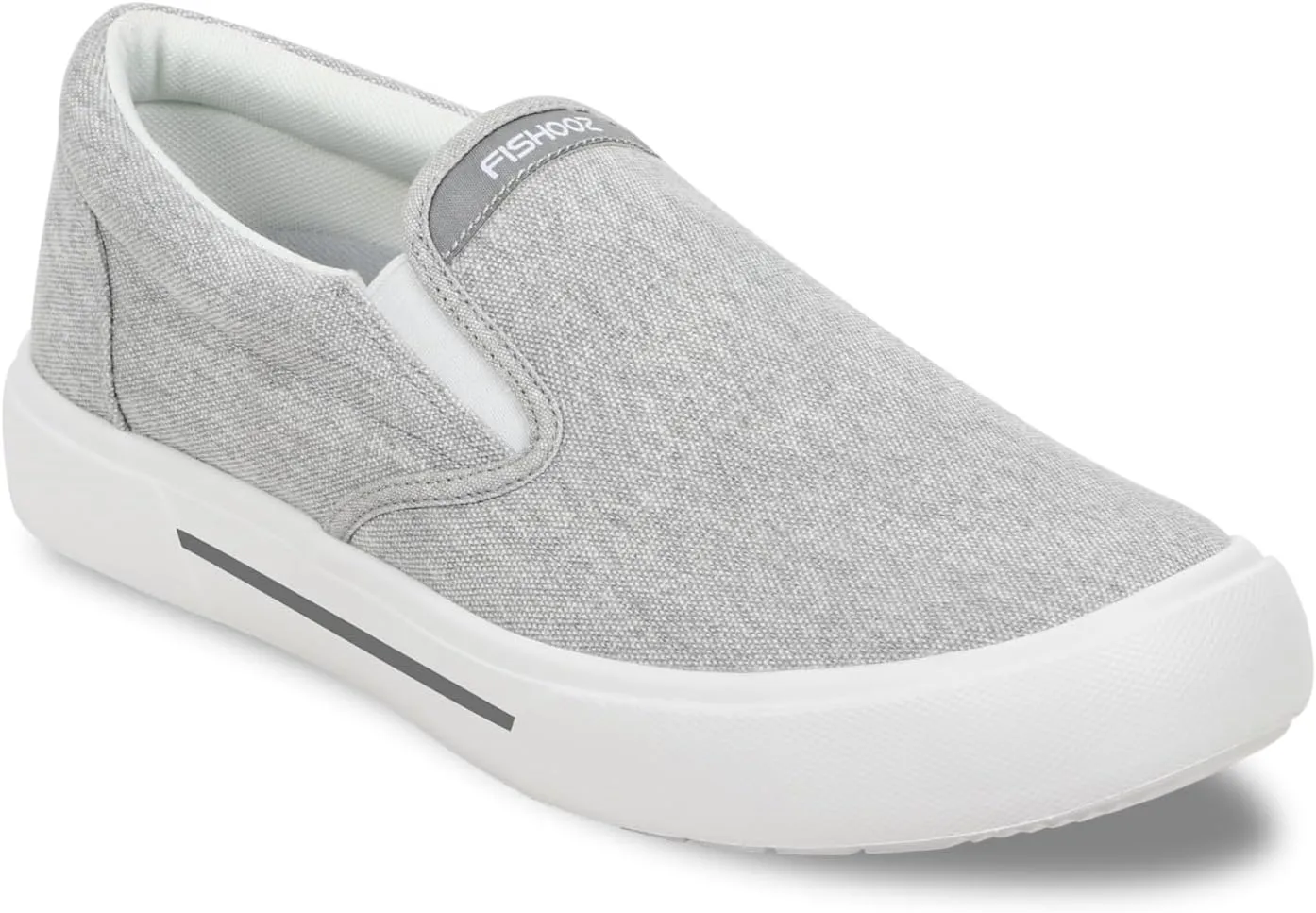Men's Sunwashed Slip-On Fishing Shoes | Water-Repellent, Pre-Shrunk Nylon/Cotton Blend | Arch Support, Padded Collar, & Sneaker Platform