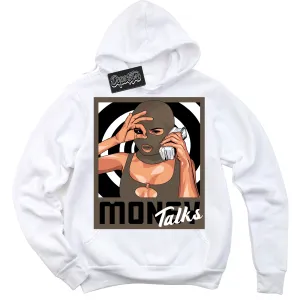 Mocha Palomino 1s Sneaker Hoodie Money Talks Graphic