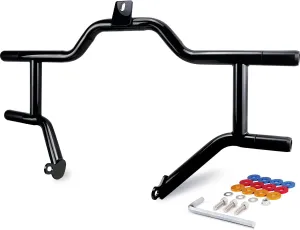 Motorcycle Engine Guard Flat Out Crash Bar Fits for Harley Touring Road Glide Street Glide Road King Electra Glide Ultra Limited 2009-2024 Models