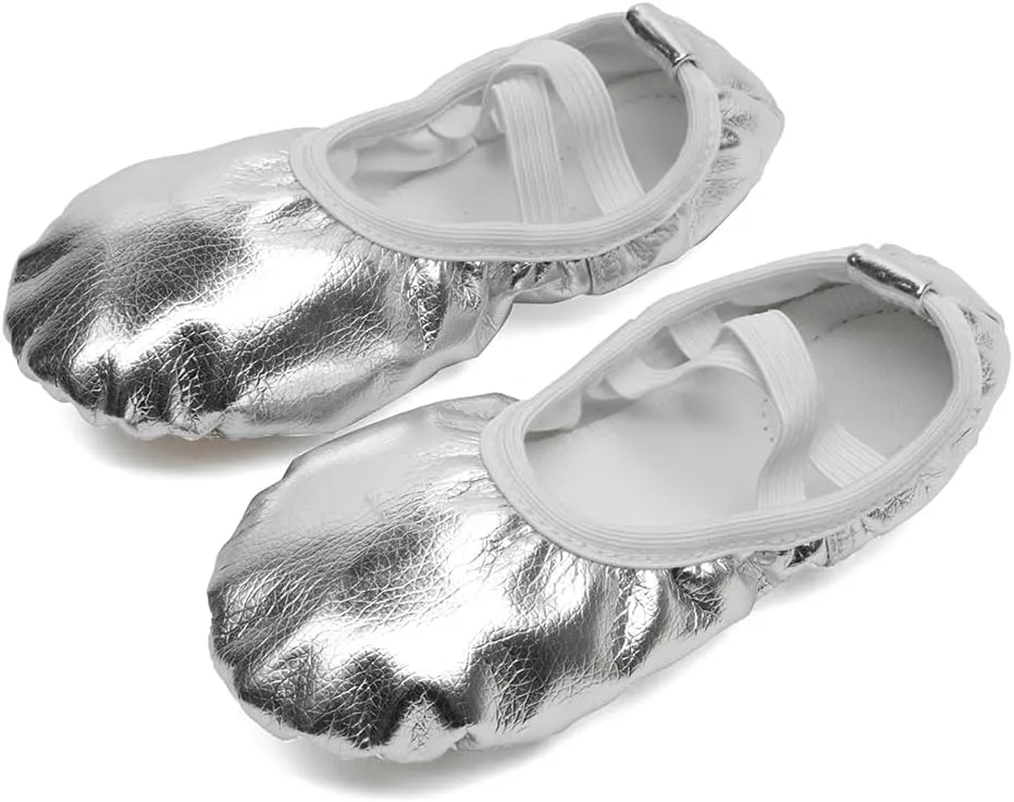MSMAX Ballet Shoes for Girls Toddler Boys Split Sole Dance Slipper for Toddler/Little Kid/Big Kid