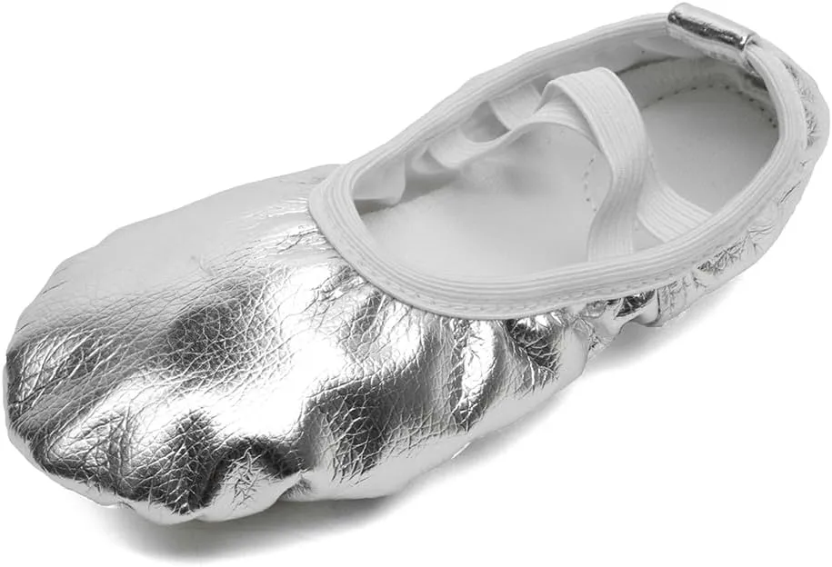 MSMAX Ballet Shoes for Girls Toddler Boys Split Sole Dance Slipper for Toddler/Little Kid/Big Kid
