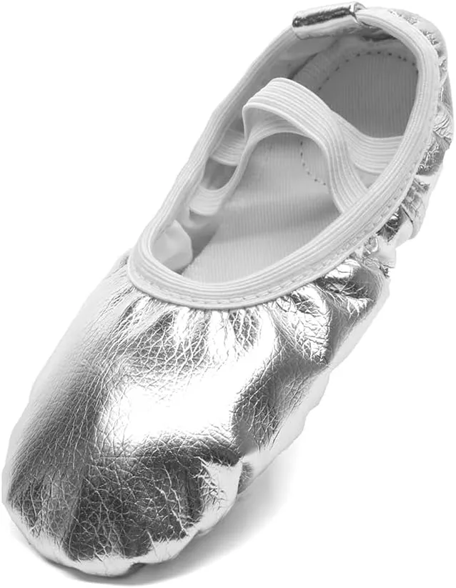 MSMAX Ballet Shoes for Girls Toddler Boys Split Sole Dance Slipper for Toddler/Little Kid/Big Kid