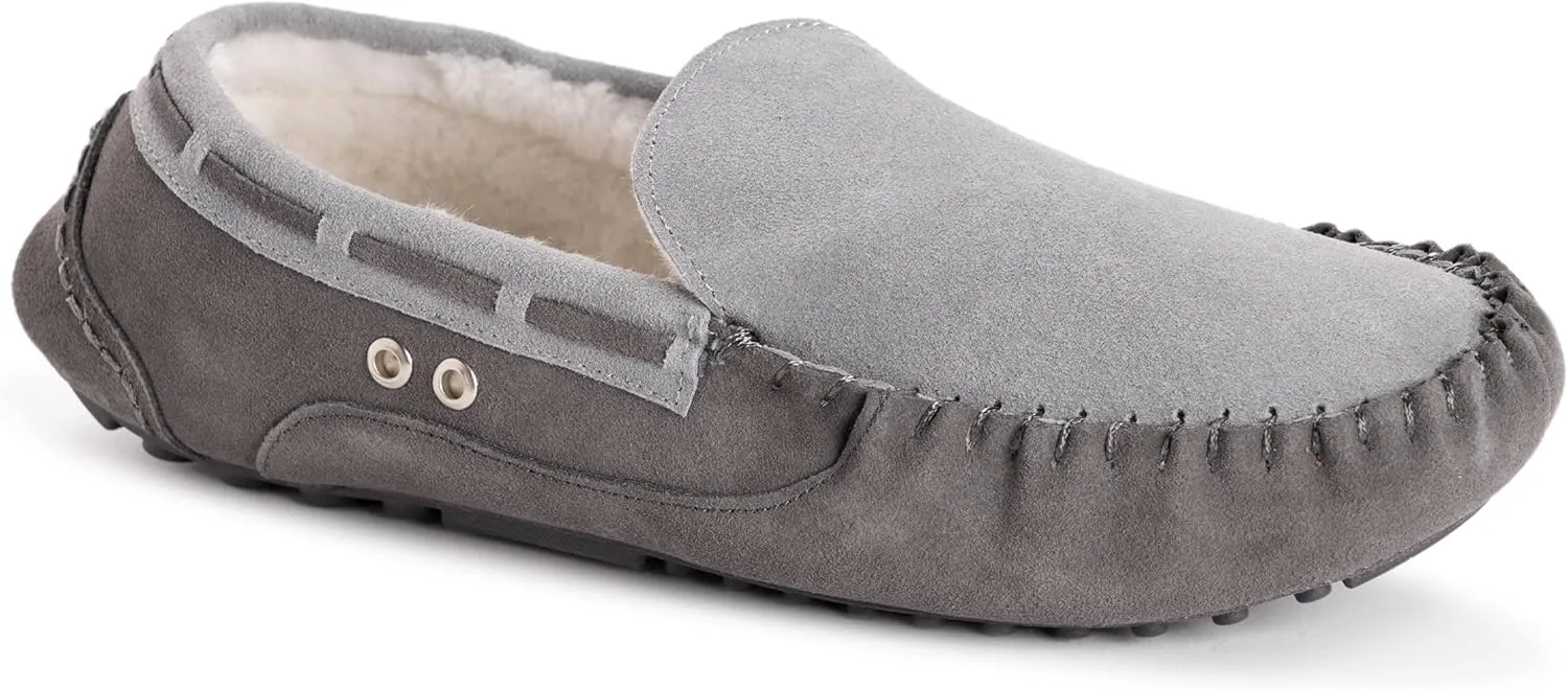 MUK LUKS Men's Everett Moccasin Slippers