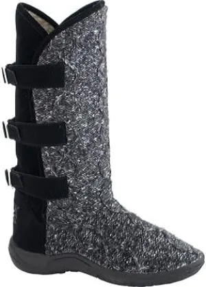 MUK LUKS Women's Muk Luks Fluffy Cable Buckle Back Boot Boot