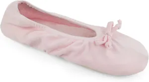 MUK LUKS Women's Stretch Satin Ballerina Slipper