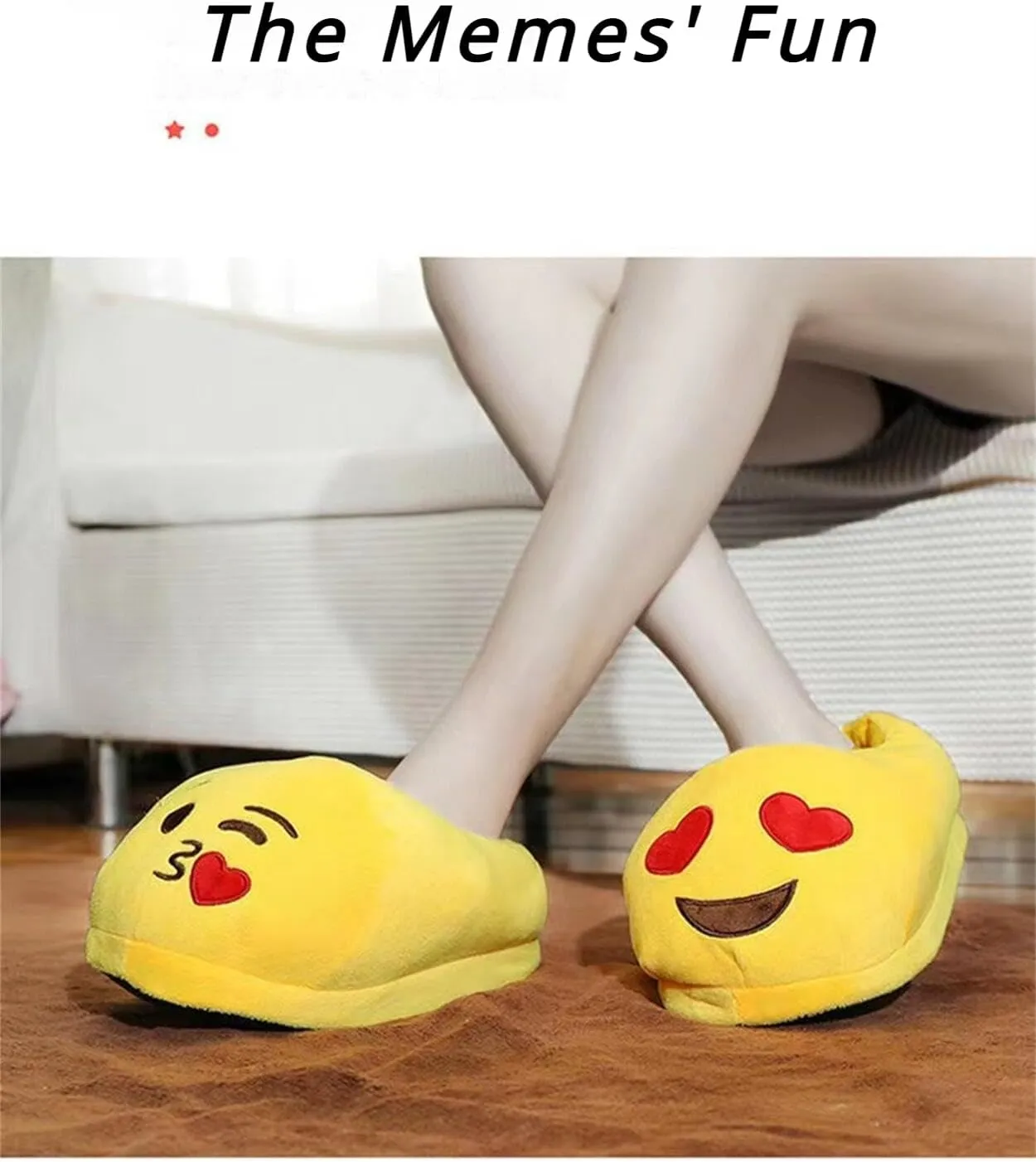Nevka Winter Warmth with Style Cotton Slipper featuring Cute Emoji Memes Design Perfect Match for Cozy Days Non-slip Comfort