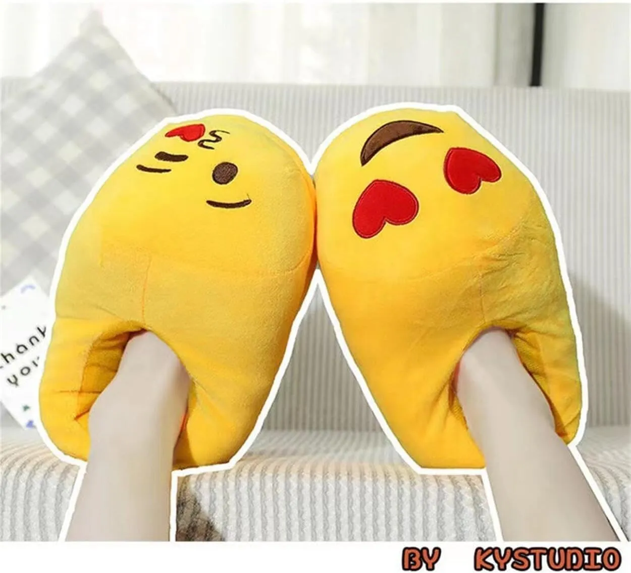 Nevka Winter Warmth with Style Cotton Slipper featuring Cute Emoji Memes Design Perfect Match for Cozy Days Non-slip Comfort