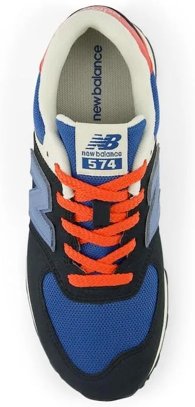New Balance Unisex-Child 574 V1 Varsity Suede Lace-up Sneaker