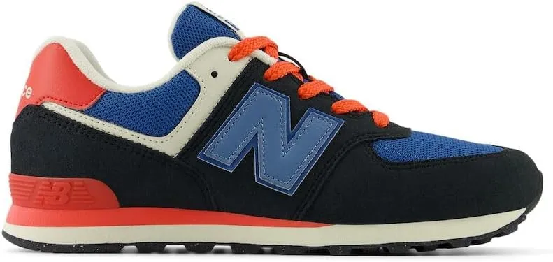New Balance Unisex-Child 574 V1 Varsity Suede Lace-up Sneaker