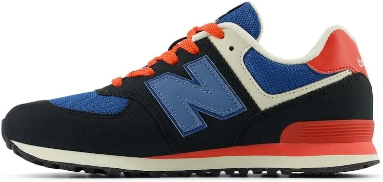 New Balance Unisex-Child 574 V1 Varsity Suede Lace-up Sneaker