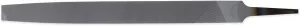 Nicholson 8"" Flat Double Cut Smooth File - Carded - 03633NN", multi, one size