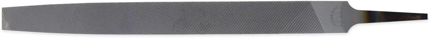 Nicholson 8"" Flat Double Cut Smooth File - Carded - 03633NN", multi, one size