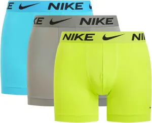 Nike Men`s Essential Micro Boxer Briefs 3 Pack - Sulphur Spring, Medium