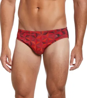 Nike Men's HydraStrong Transform Brief Swimsuit-University Red (Size 32)