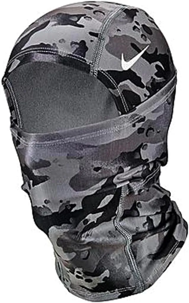 Nike Pro Therma-Fit Hyperwarm Hood, Balaclava (Grey Camo) - Unisex