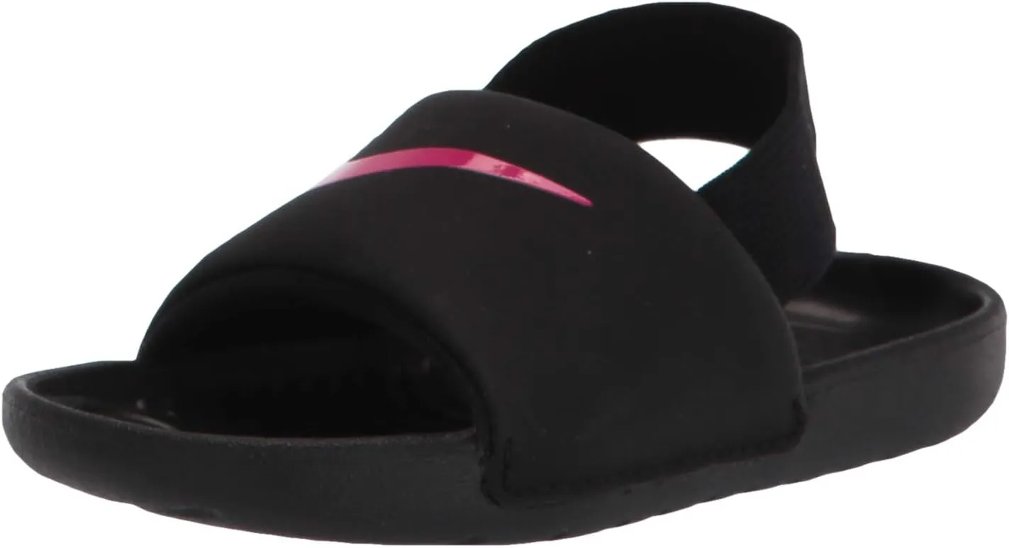 Nike Unisex Kid's Flip-Flop, Black Vivid Pink Black, 25 EU