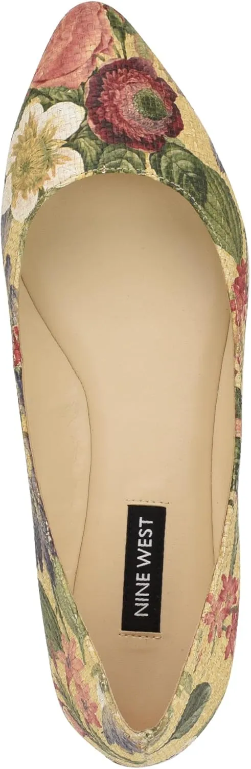 Nine West Women's Speakup Pointy Toe Slip-On Ballet Flat