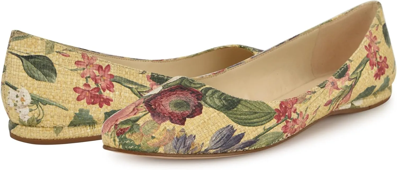 Nine West Women's Speakup Pointy Toe Slip-On Ballet Flat