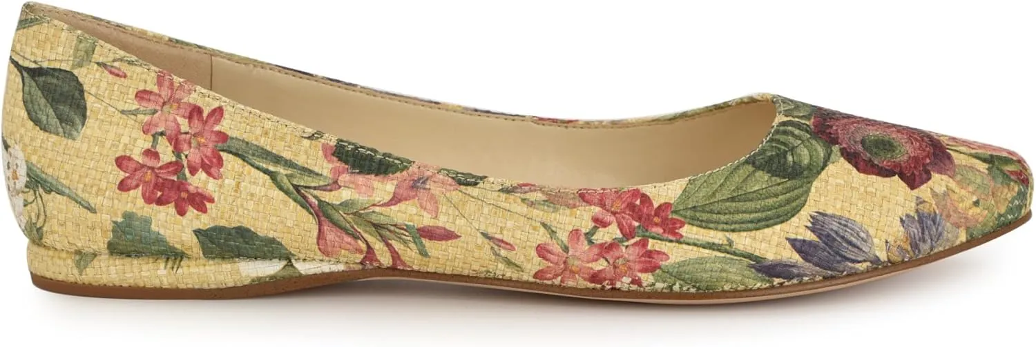 Nine West Women's Speakup Pointy Toe Slip-On Ballet Flat