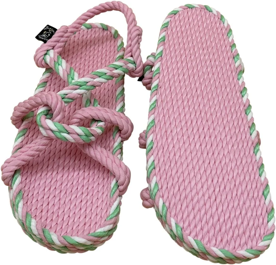 Nomadic State of Mind Rope Sandals, Mountain Momma Sandals For Men and Women, Unisex, Handmade Shoes, Straw Sandals
