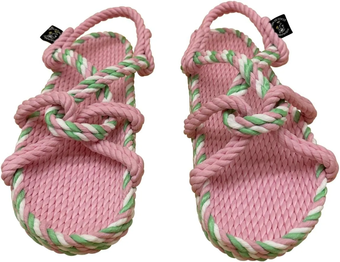 Nomadic State of Mind Rope Sandals, Mountain Momma Sandals For Men and Women, Unisex, Handmade Shoes, Straw Sandals