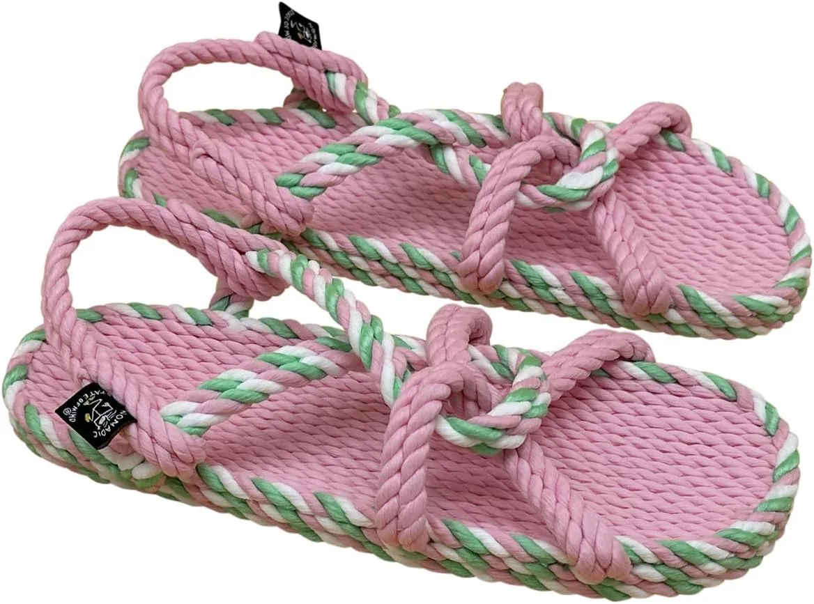 Nomadic State of Mind Rope Sandals, Mountain Momma Sandals For Men and Women, Unisex, Handmade Shoes, Straw Sandals