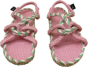 Nomadic State of Mind Rope Sandals, Mountain Momma Sandals For Men and Women, Unisex, Handmade Shoes, Straw Sandals