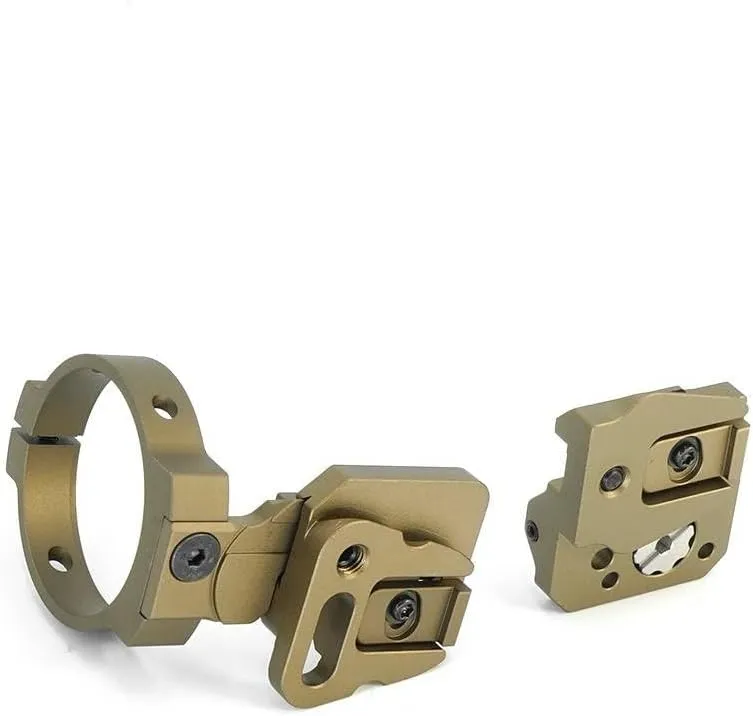 NVG Mount PVS-14 J-Arms PVS-14 Dovetail Base Conversion Adapter Compatible with KVC Universal Bridge Night Vision Goggles Monocular or Binocular Bracket, Tan