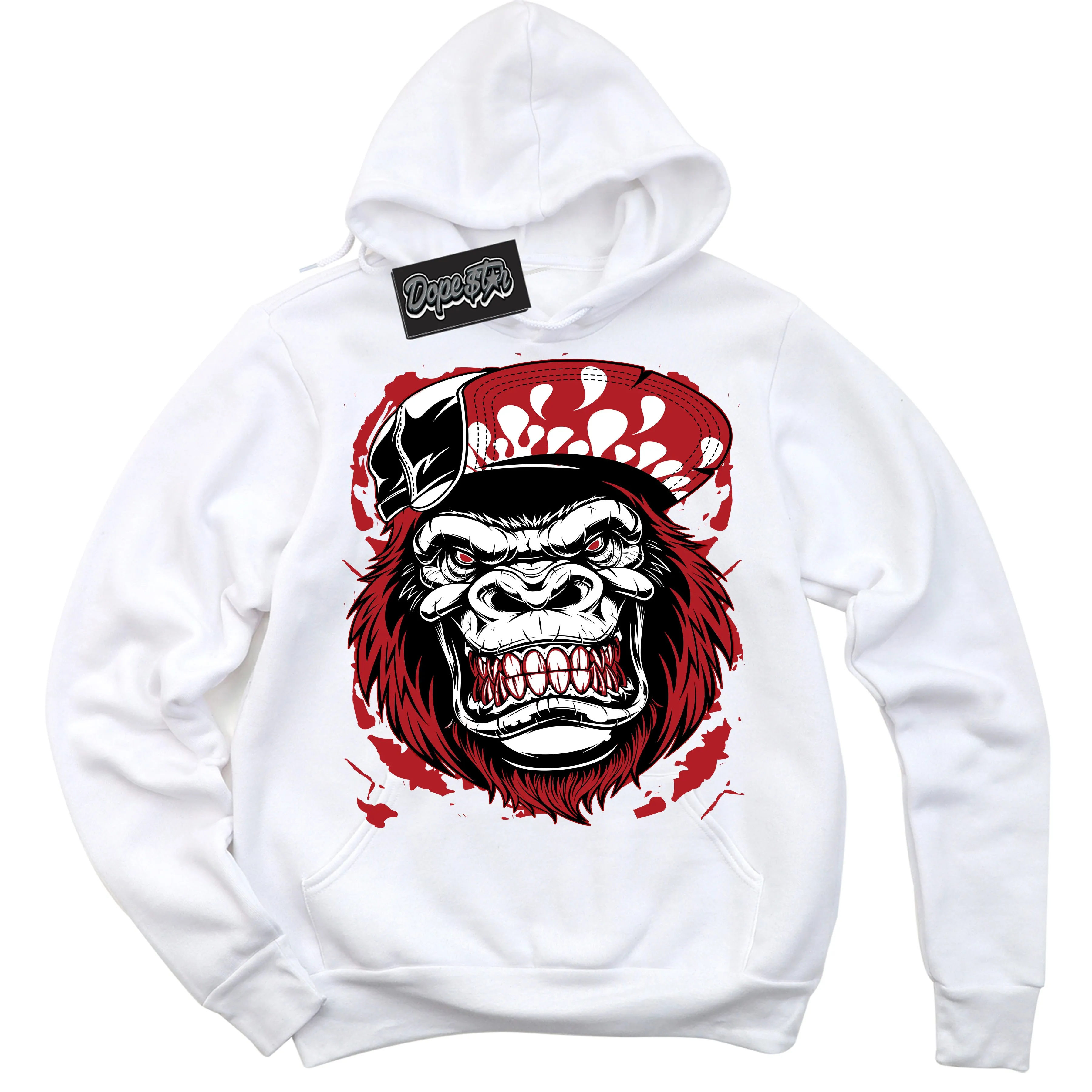 OG Bred '85 1s Sneaker Hoodie Gorilla Beast Graphic