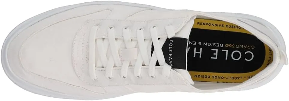 Optic Haan Court Rally Low Lace Sneakers Best value Canvas Up Cole White/Black Top Grandpro Performance-driven