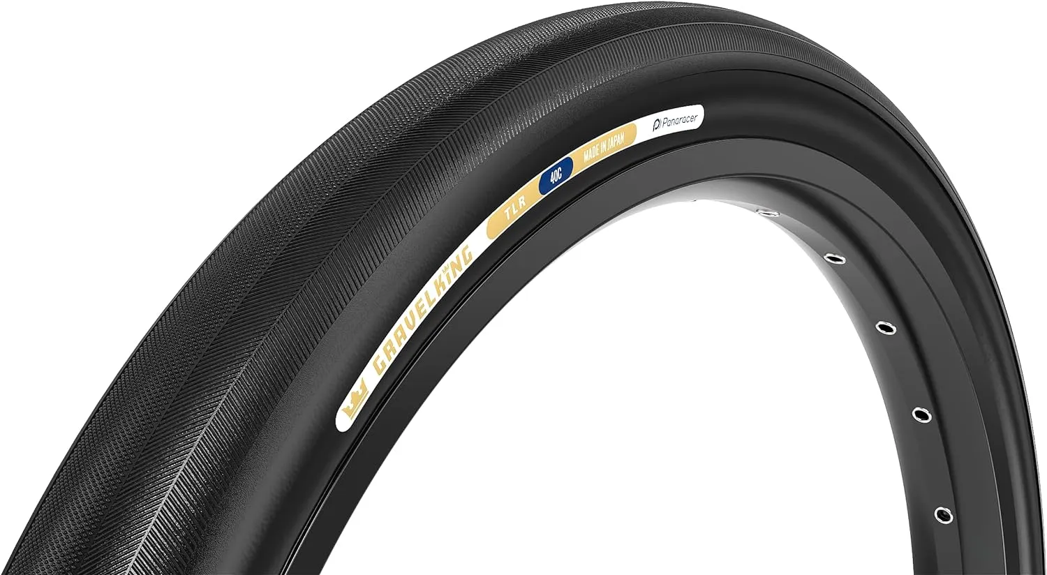 Panaracer GravelKing Slick Tire - 700 x 40, Tubeless, Folding, Black