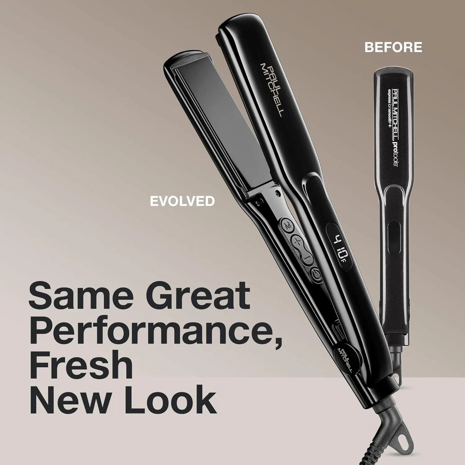 Paul Mitchell Pro Tools Express Ion Smooth   Ceramic Flat Iron, Adjustable Heat Settings for Smoothing   Straightening