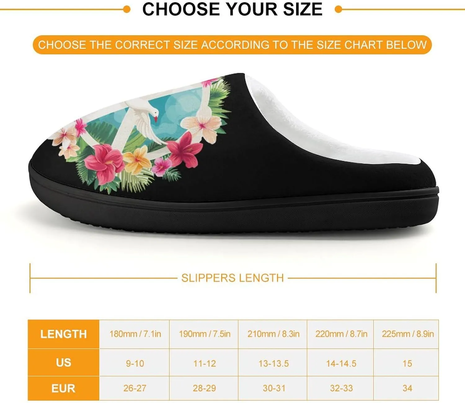 Peace Sign Dove White Pigeon Bird Kids Toddler Cotton Slippers Slip-on House Shoes for Bedroom Indoor Outdoor