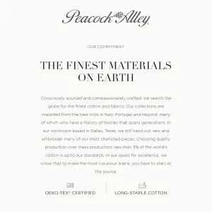 Peacock Alley Clara Luxury Sateen Sheet Sets - 100% Long Staple Cotton, 320 Thread-Count - Soft and Smooth Sateen Weave for All Seasons - Queen (Dark Grey)