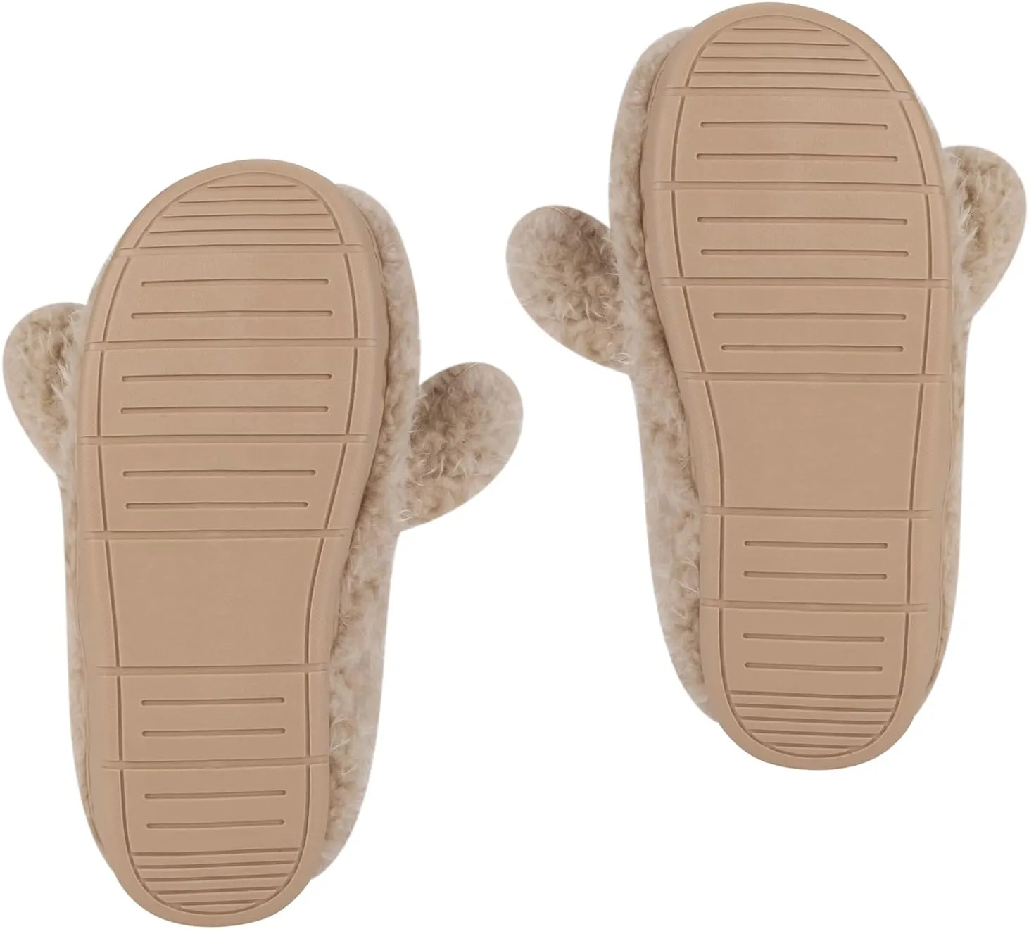 PENINSULA LOVE Fuzzy Animal Dog Slippers Women Memory Foam Soft Plush House Slippers Cute Teddy Fleece Shoes for Indoor Outdoor