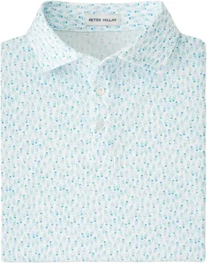 PETER MILLAR Men's Pilot Mill Fleet Polo, Cape Blue, Large