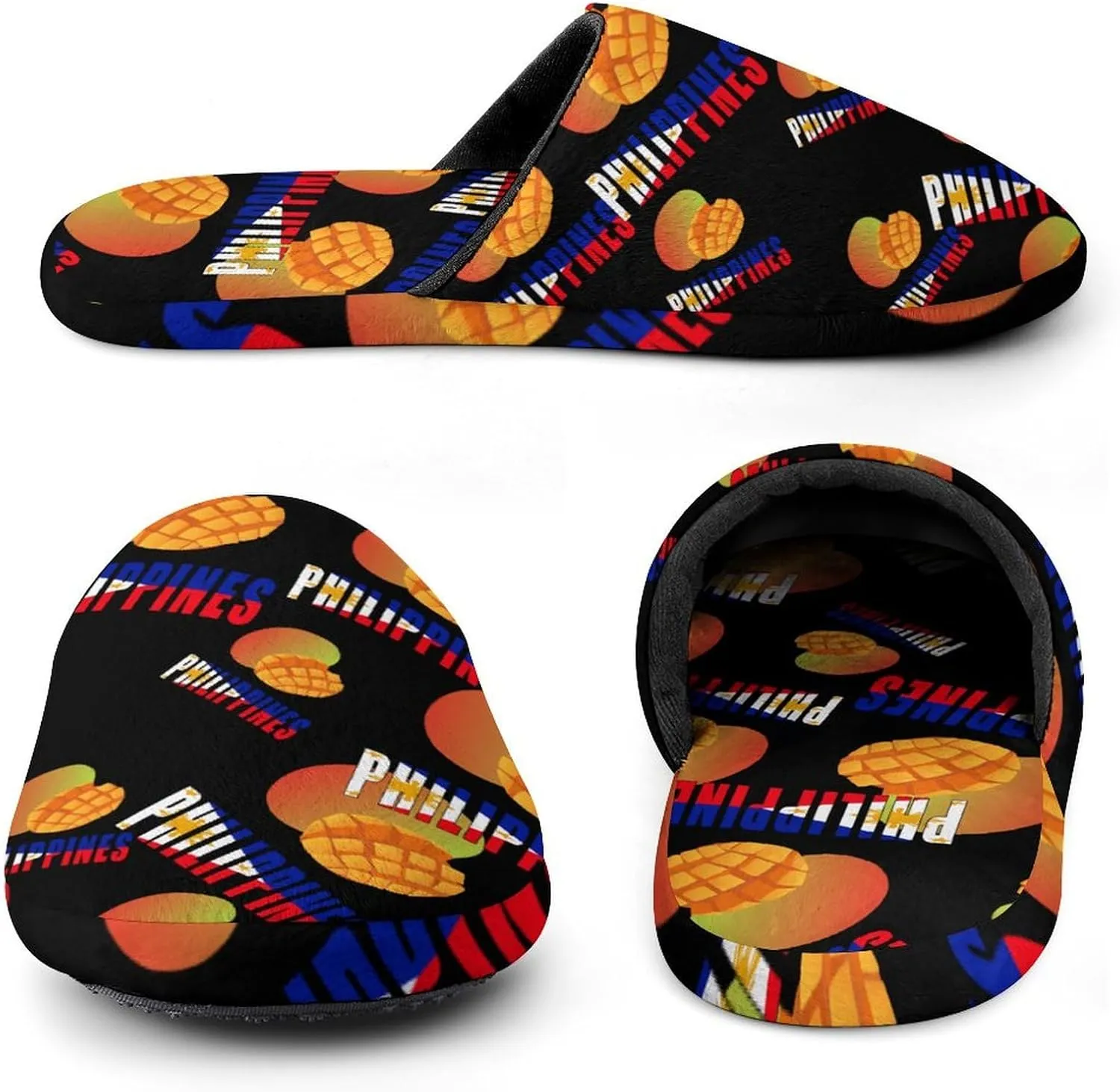Philippines Mango Filipino Cotton Slippers Fashion Slip on House Shoes Lightweight Slipper for Men