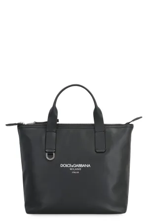 Piccola smooth leather tote bag