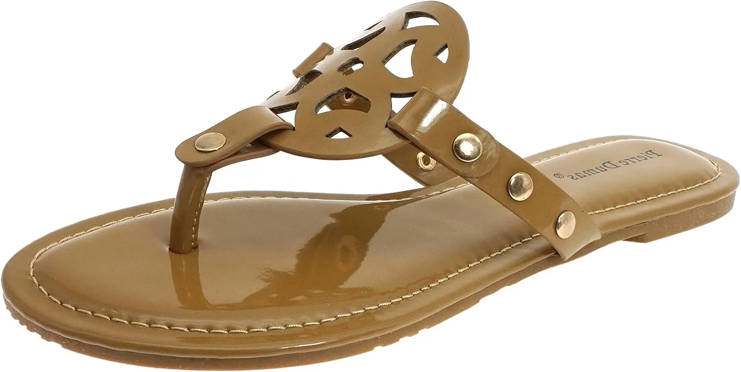 Pierre Dumas Women's Colored Flat Sandals