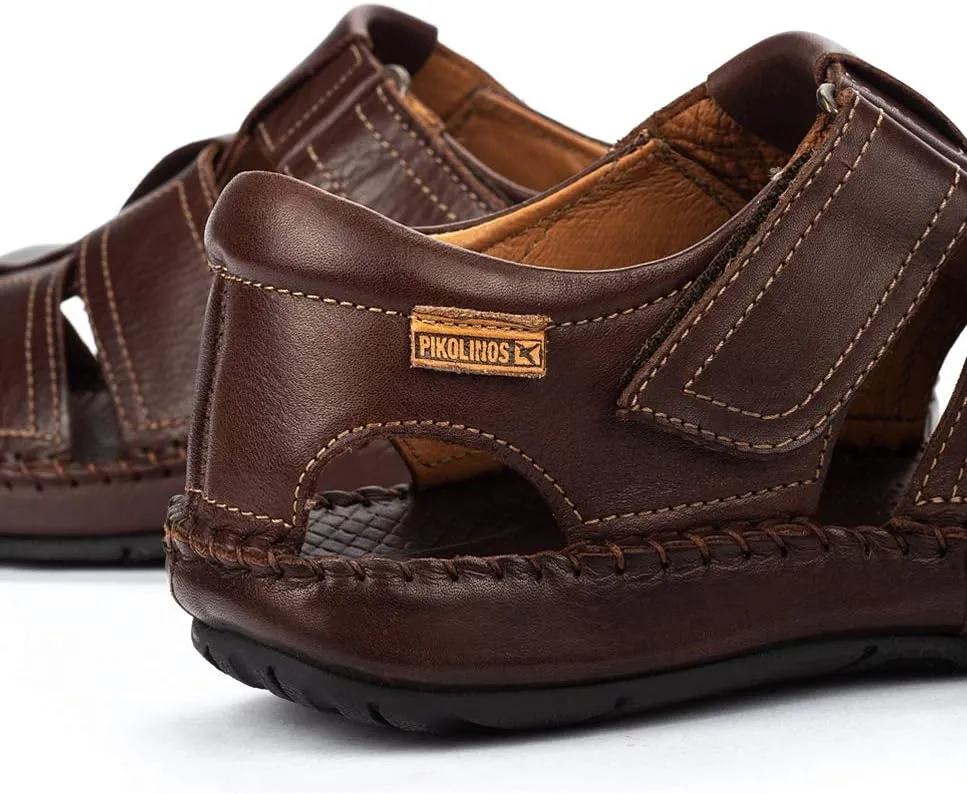 PIKOLINOS Flat Sandals Leather Tarifa for Man