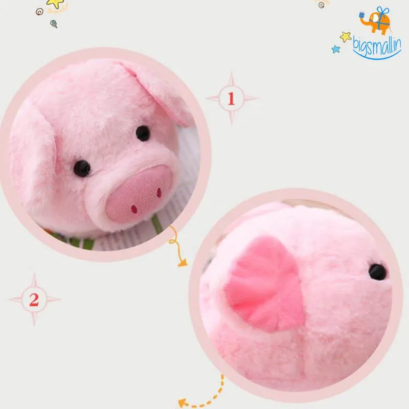 Plush 4-8.5) (UK Piggy Size Custom-built Slippers Courteous staff