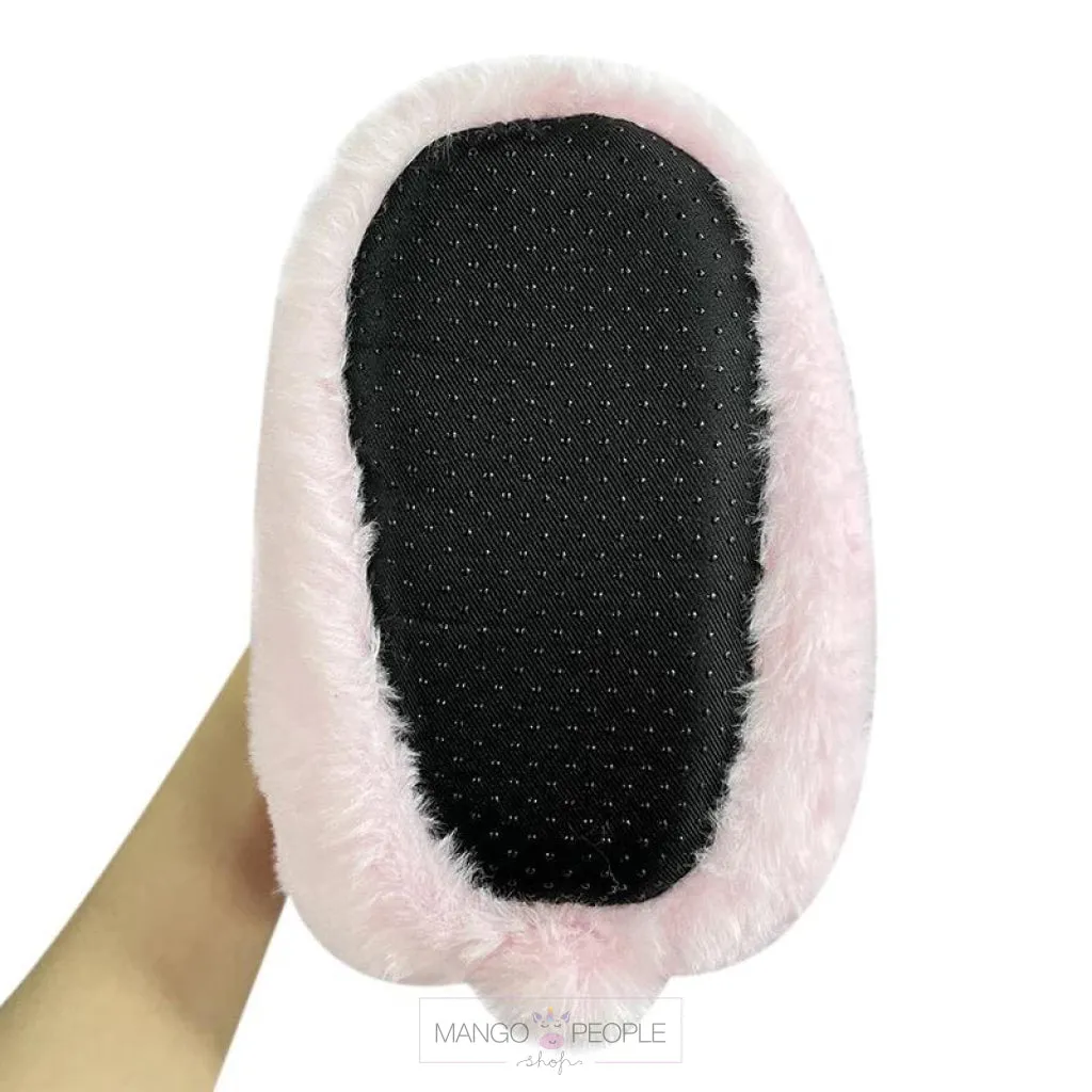 Plush Teddy Bear Slippers