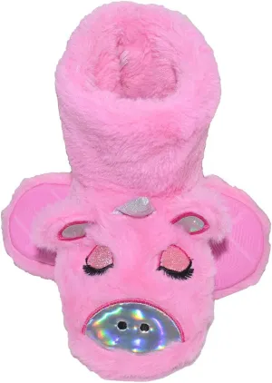 Plush Unicorn Slipper Cat Boots | Cozy Plush Bunny Shoes Woman Rabbit Slippers | Cute Fluffy Kitten Girls Slippers