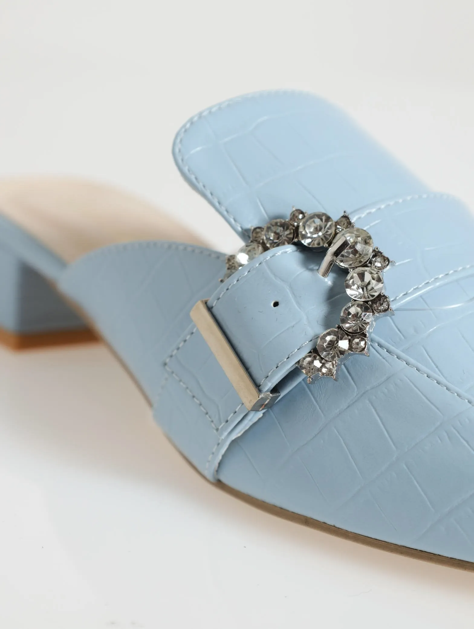 Pointed Push-In Loafer - Blue