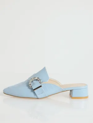 Pointed Push-In Loafer - Blue