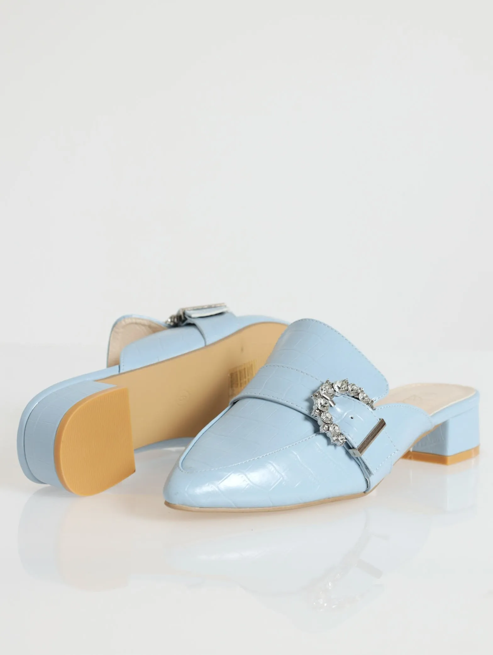 Pointed Push-In Loafer - Blue