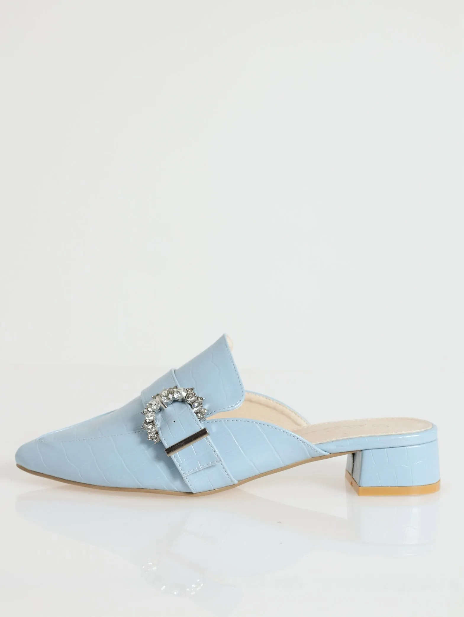 Pointed Push-In Loafer - Blue