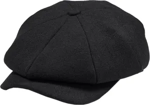 POUDAY Newsboy Cap for Men - Irish Newsies Cabbie Hat - Flat Winter Hat
